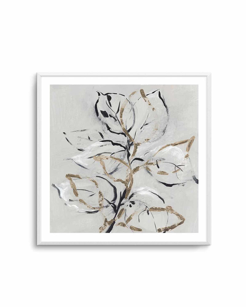 Golden Floral II Art Print