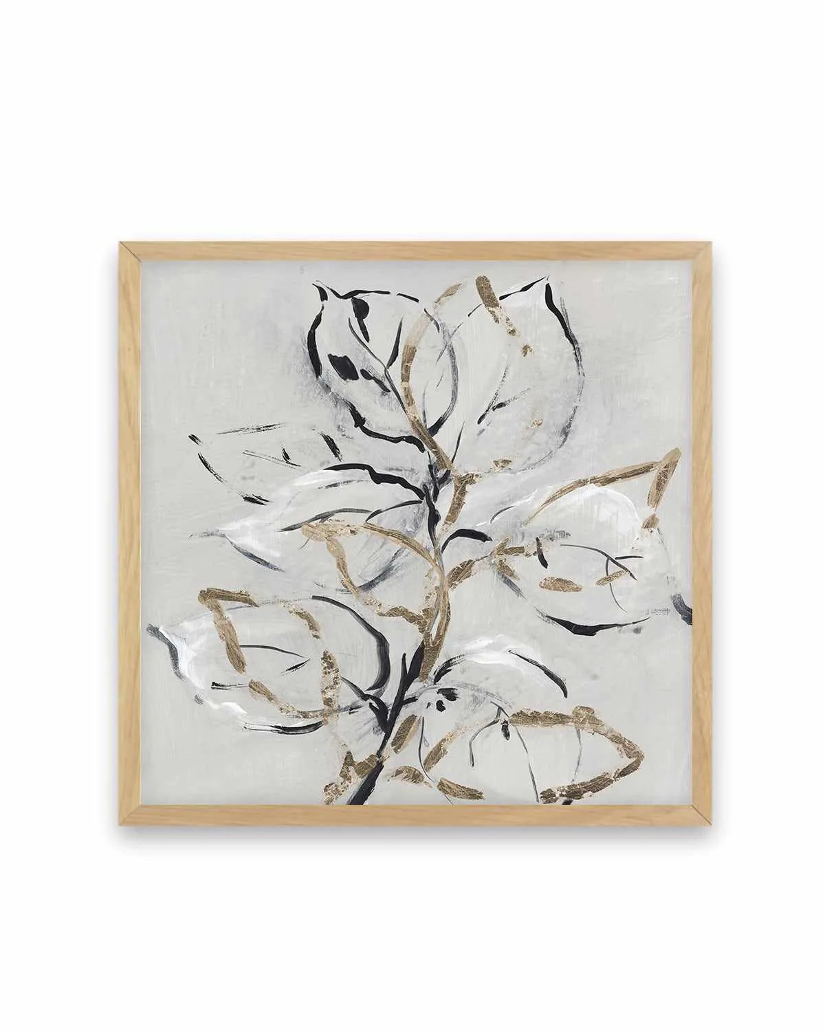 Golden Floral II Art Print from Olive et Oriel where you can shop wallpaper and artworks online