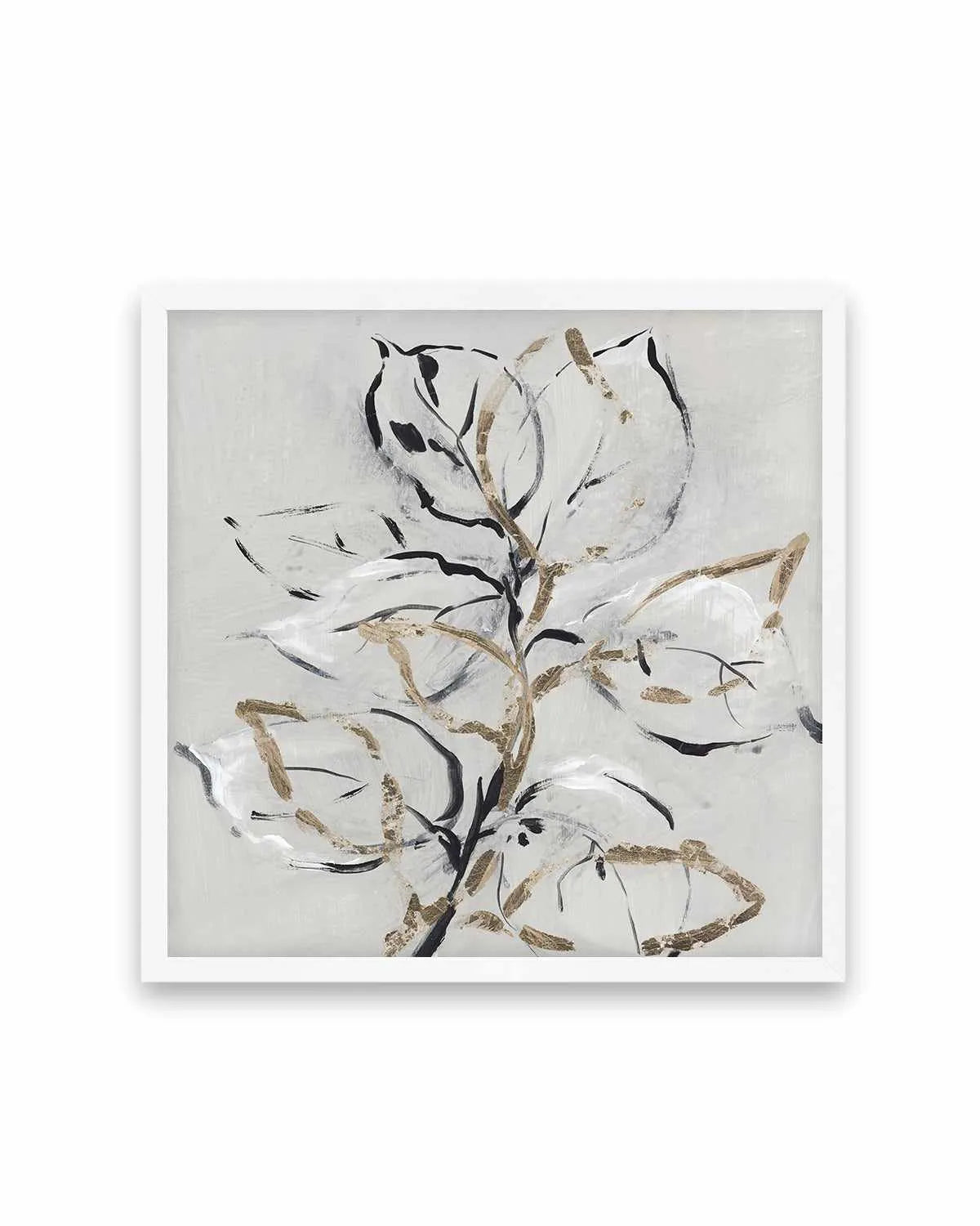 Golden Floral II Art Print from Olive et Oriel where you can shop wallpaper and artworks online