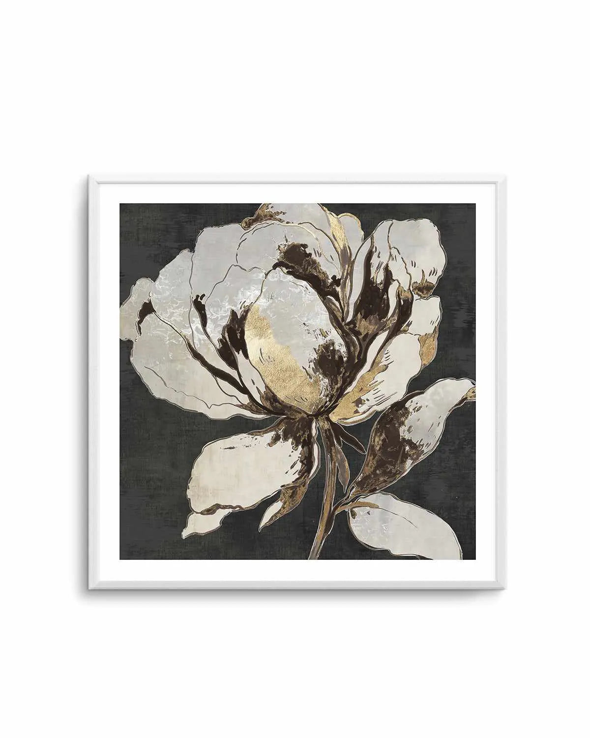 Golden Flower II Gold Version Art Print from Olive et Oriel where you can shop wallpaper and artworks online