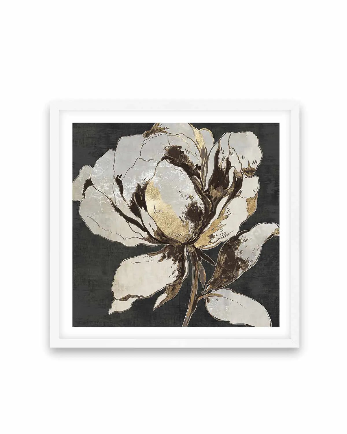 Golden Flower II Gold Version Art Print from Olive et Oriel where you can shop wallpaper and artworks online