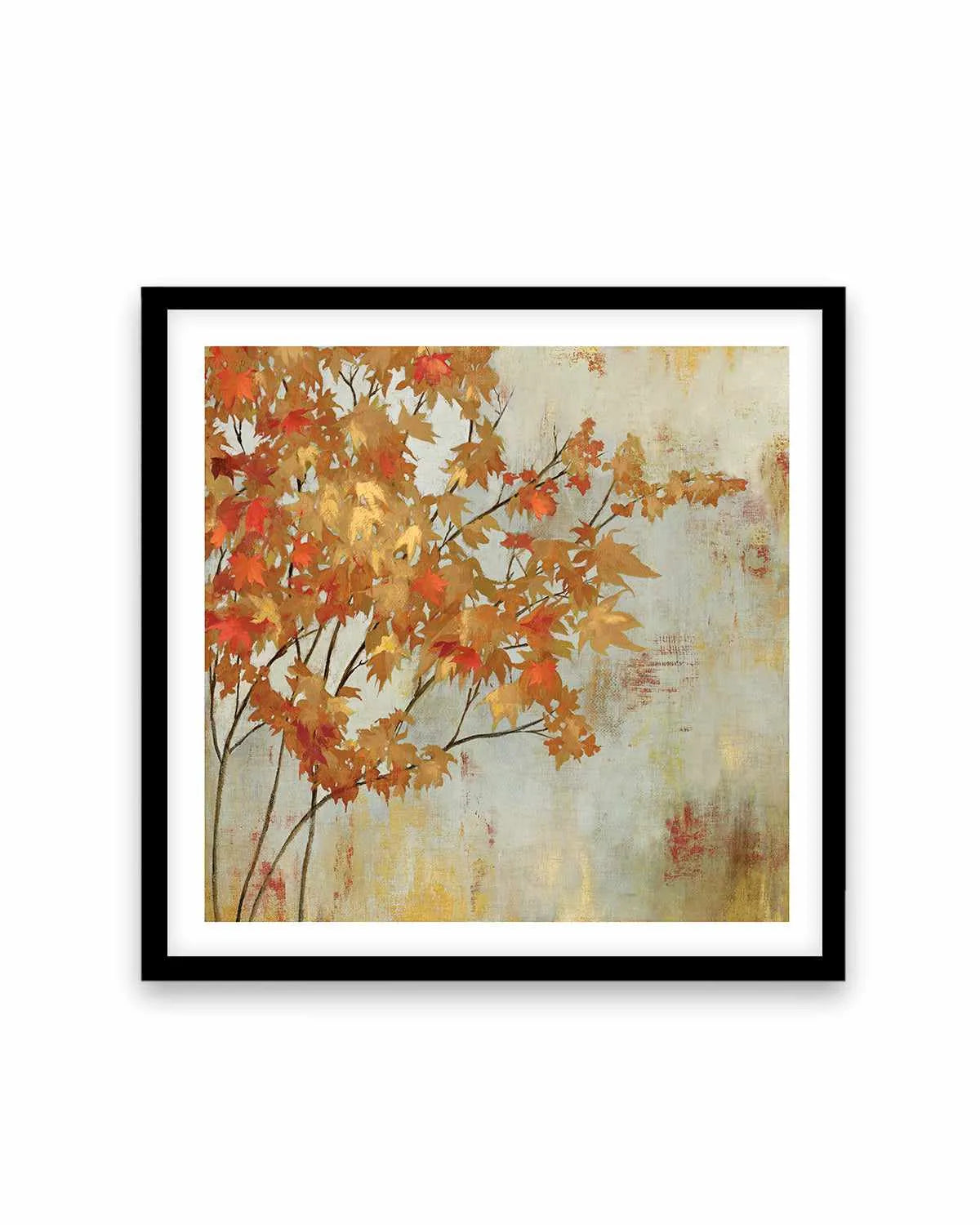 Golden Foliage Art Print from Olive et Oriel where you can shop wallpaper and artworks online