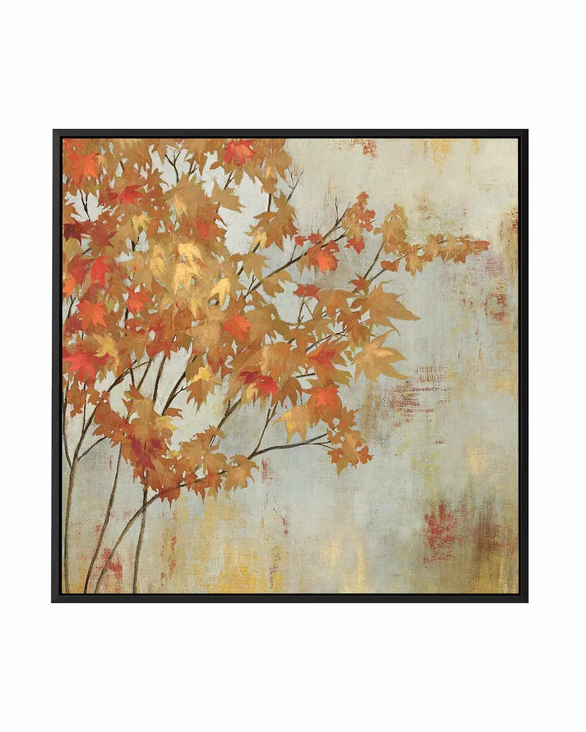 Golden Foliage | Framed Canvas Art Print from Olive et Oriel where you can shop wallpaper and artworks online