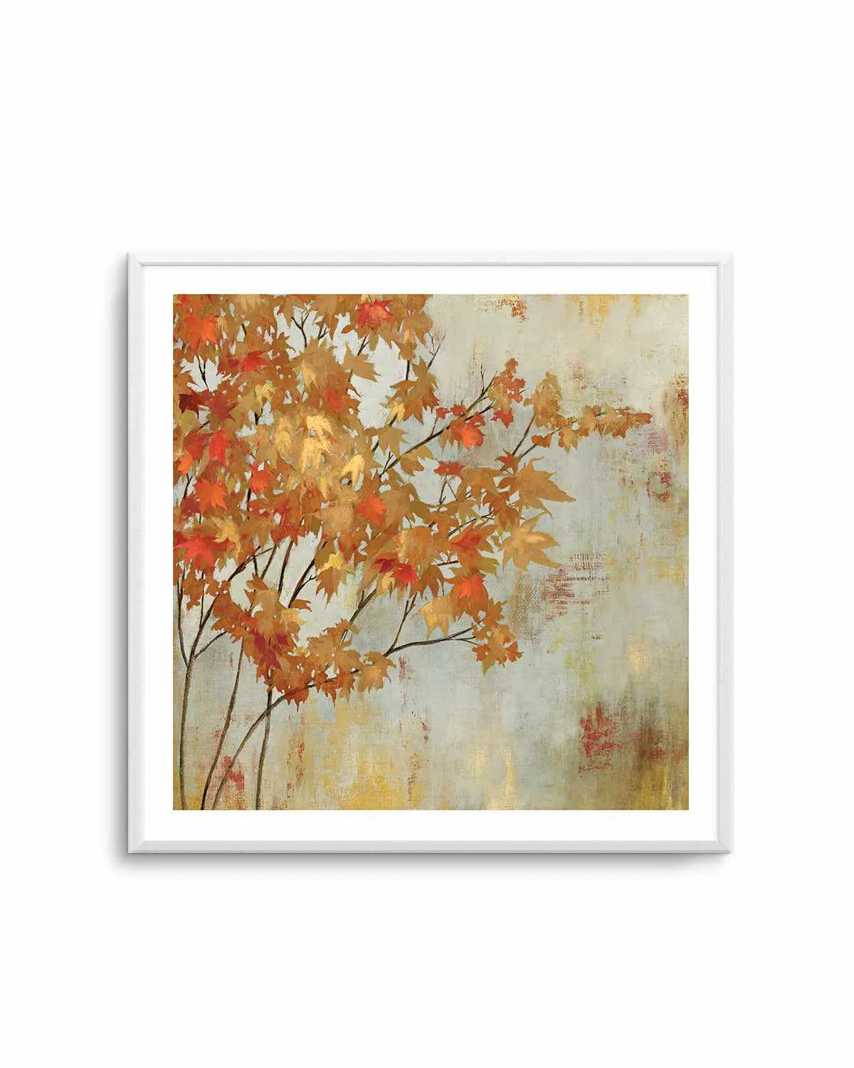 Golden Foliage Art Print from Olive et Oriel where you can shop wallpaper and artworks online