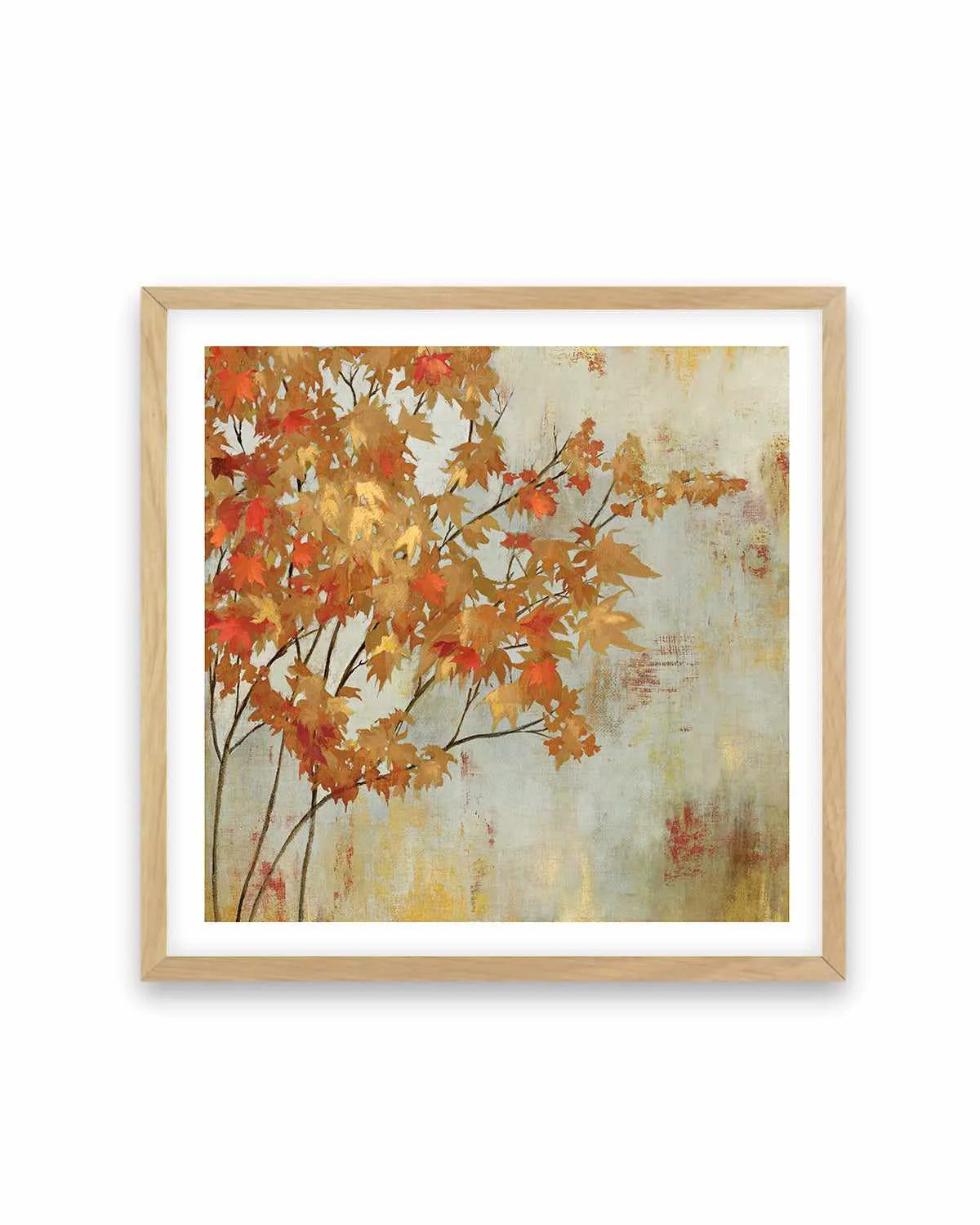 Golden Foliage Art Print from Olive et Oriel where you can shop wallpaper and artworks online