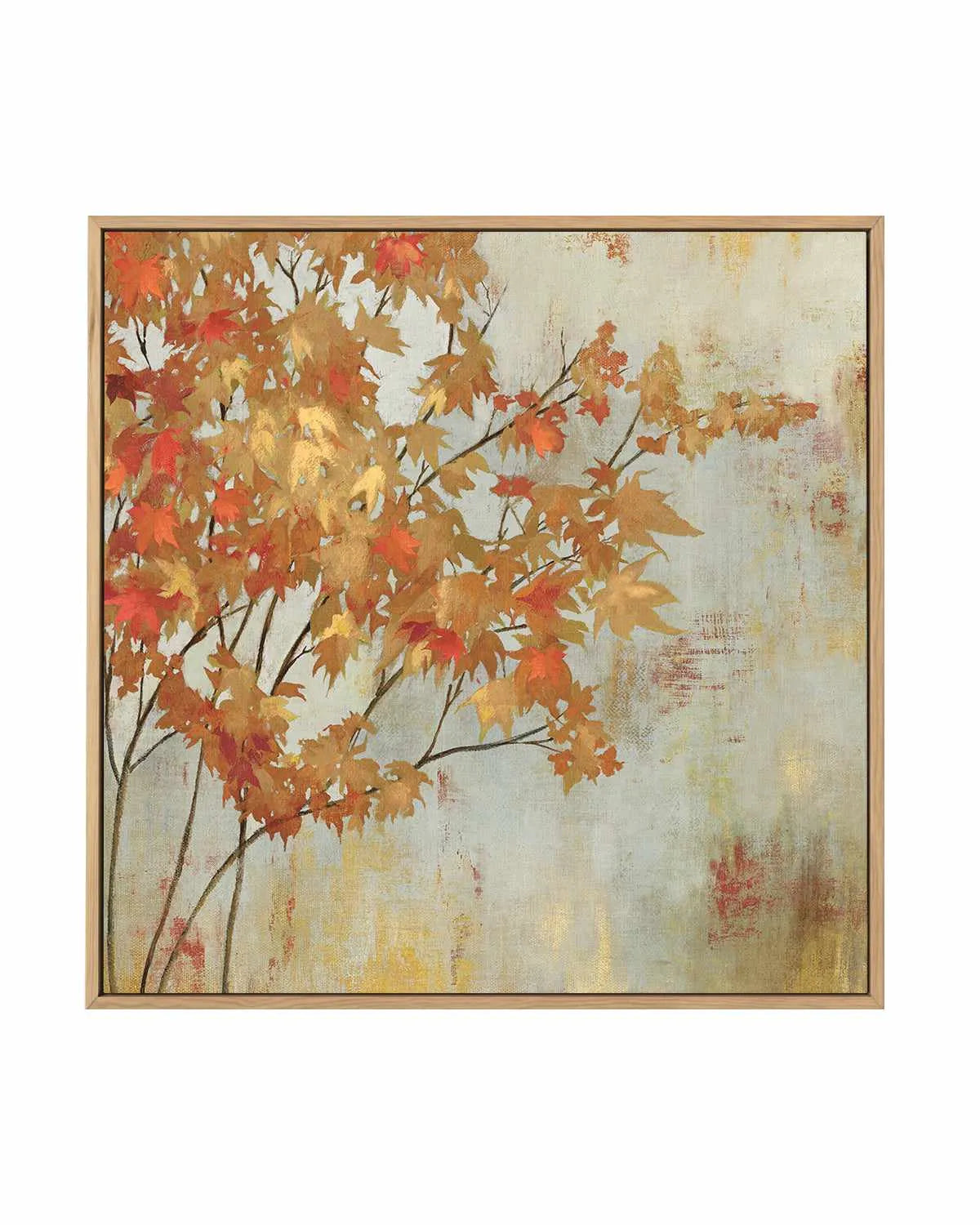 Golden Foliage | Framed Canvas Art Print from Olive et Oriel where you can shop wallpaper and artworks online