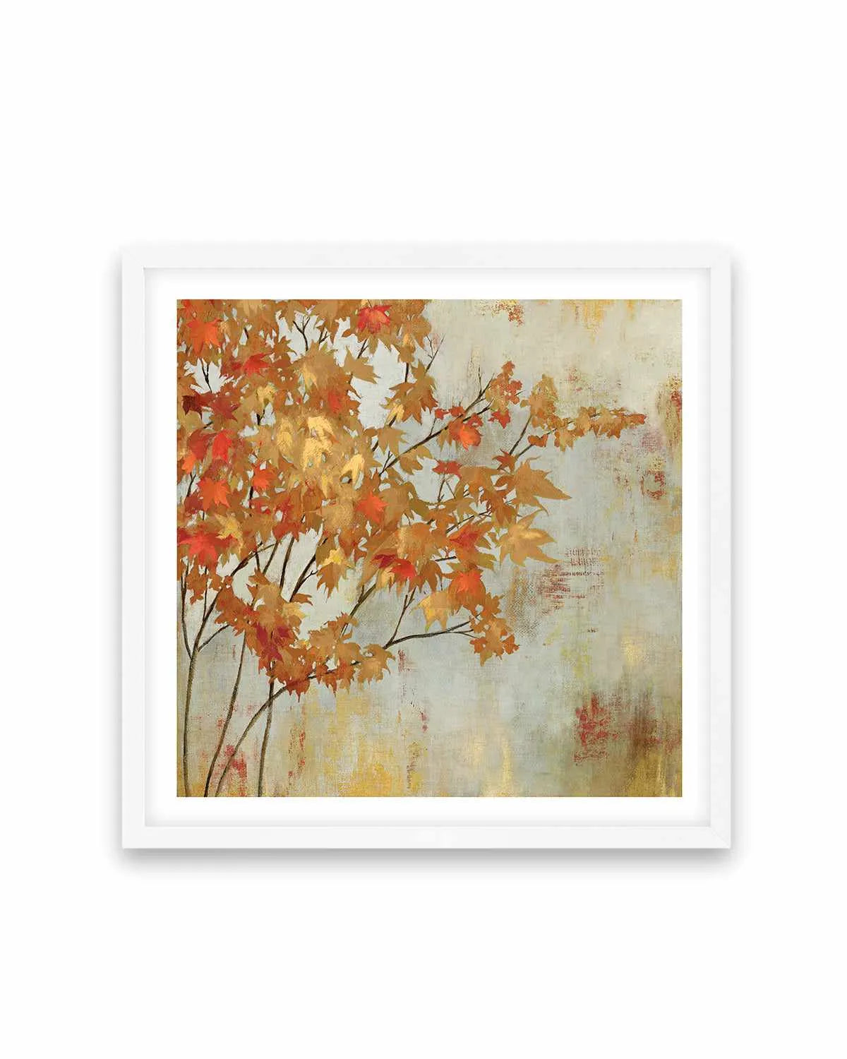 Golden Foliage Art Print from Olive et Oriel where you can shop wallpaper and artworks online