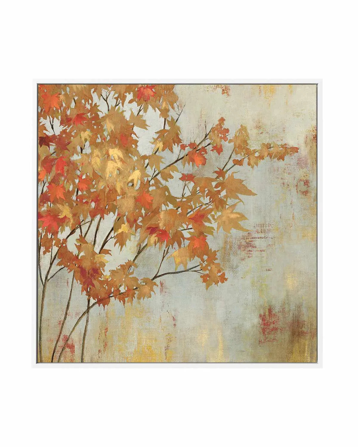Golden Foliage | Framed Canvas Art Print from Olive et Oriel where you can shop wallpaper and artworks online