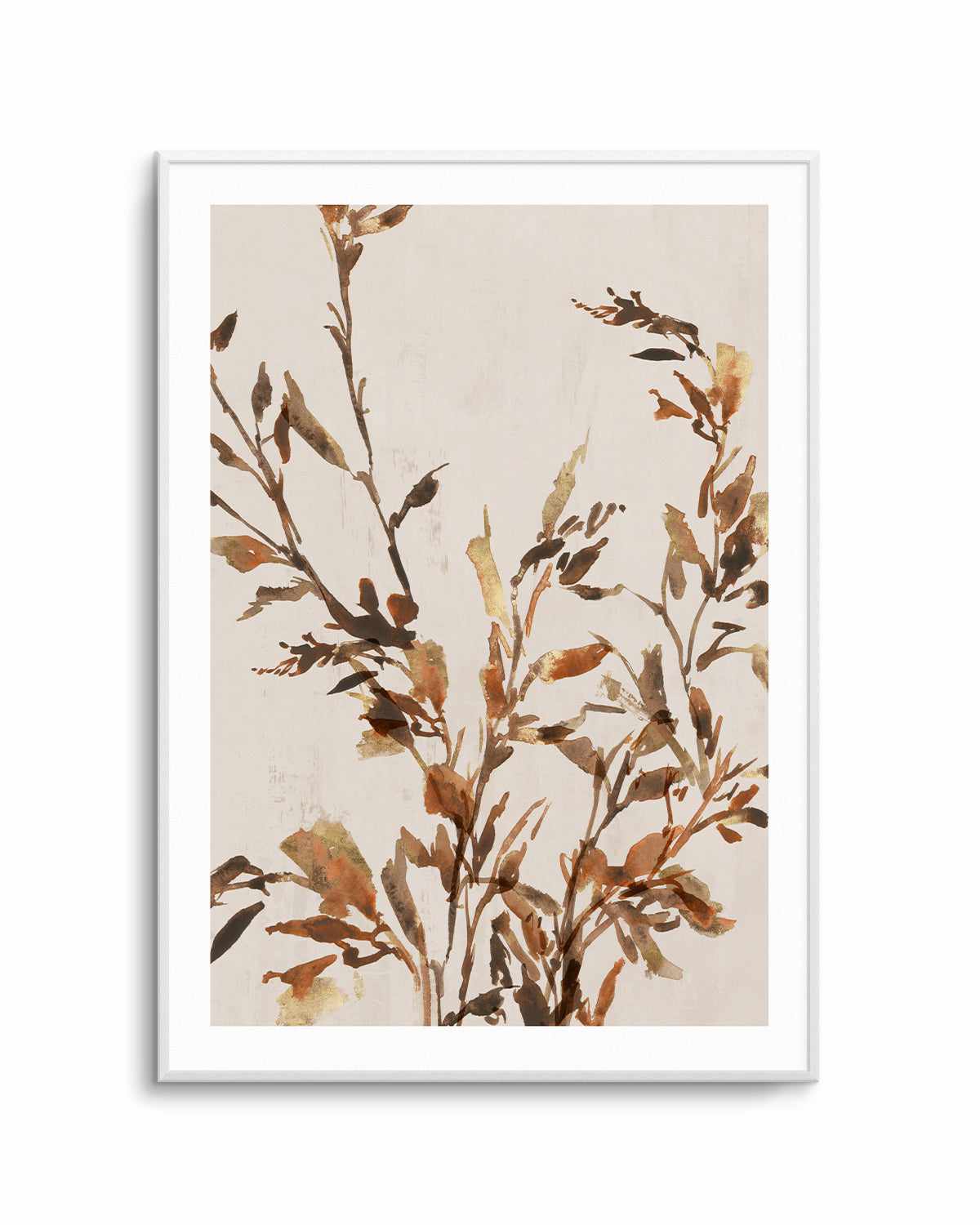 Golden Frond I Art Print