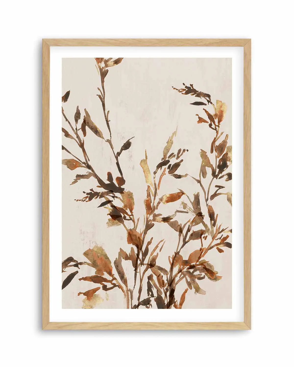 Golden Frond I Art Print from Olive et Oriel where you can shop wallpaper and artworks online