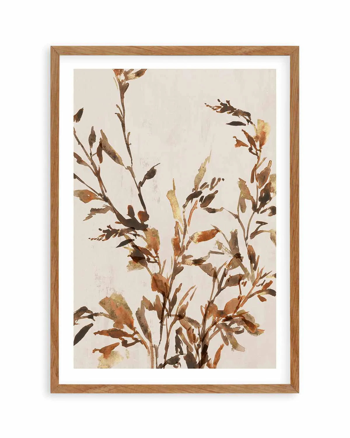 Golden Frond I Art Print from Olive et Oriel where you can shop wallpaper and artworks online