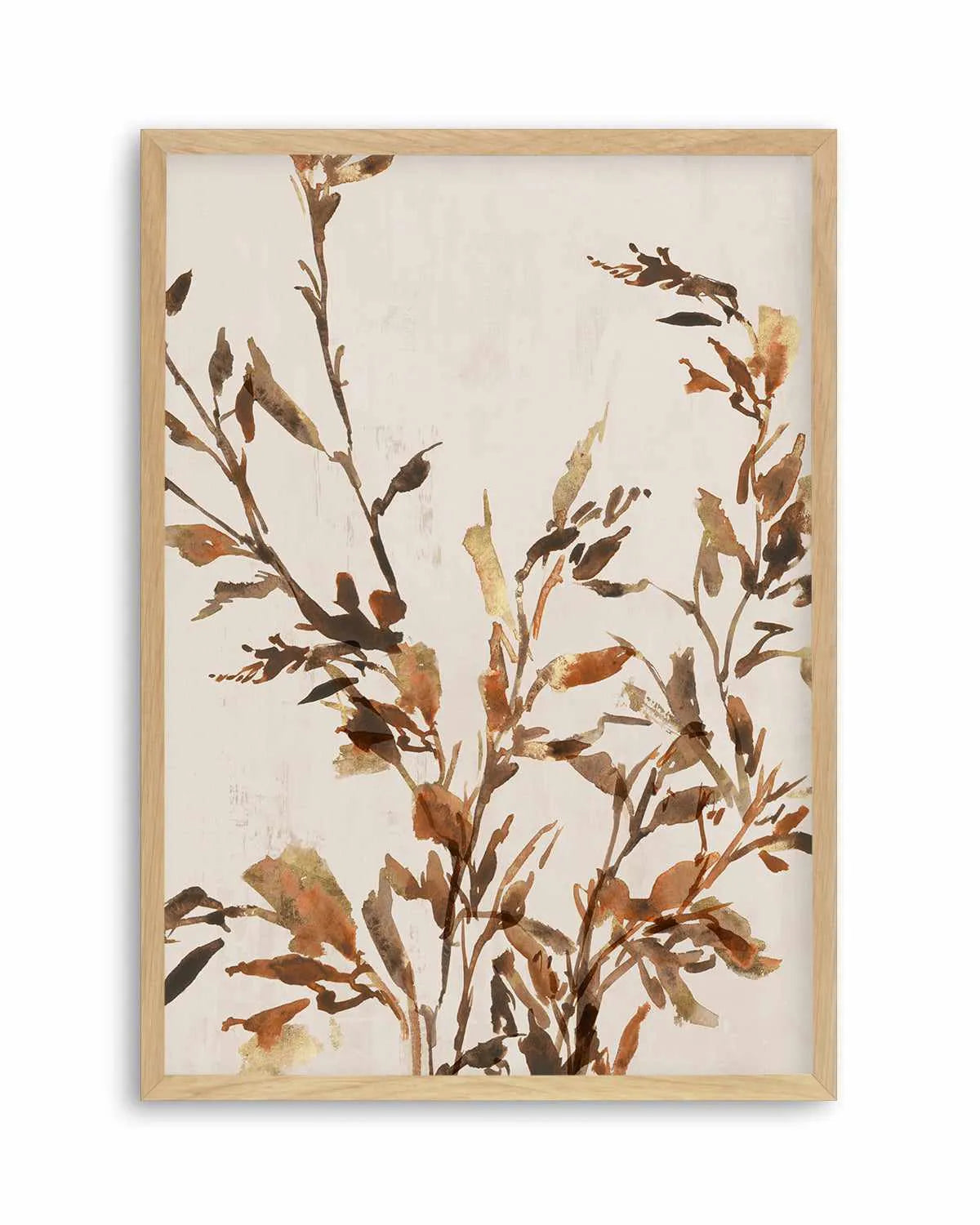 Golden Frond I Art Print from Olive et Oriel where you can shop wallpaper and artworks online