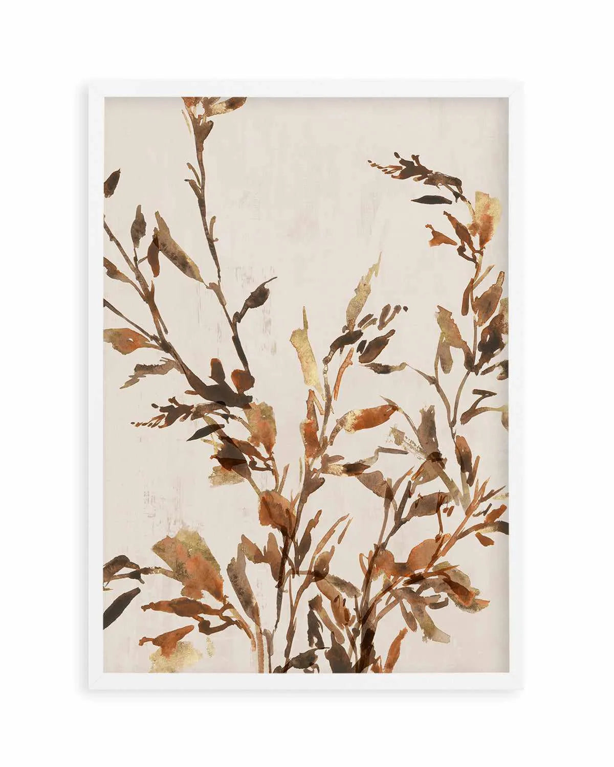 Golden Frond I Art Print from Olive et Oriel where you can shop wallpaper and artworks online