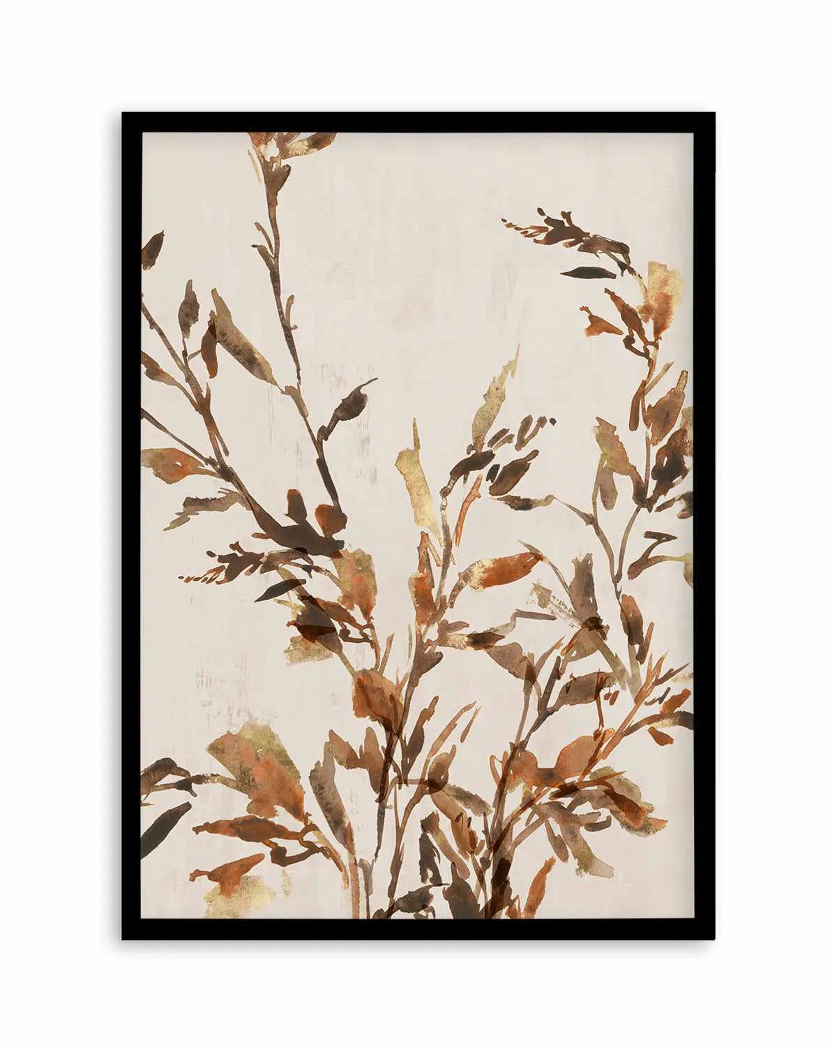 Golden Frond I Art Print from Olive et Oriel where you can shop wallpaper and artworks online