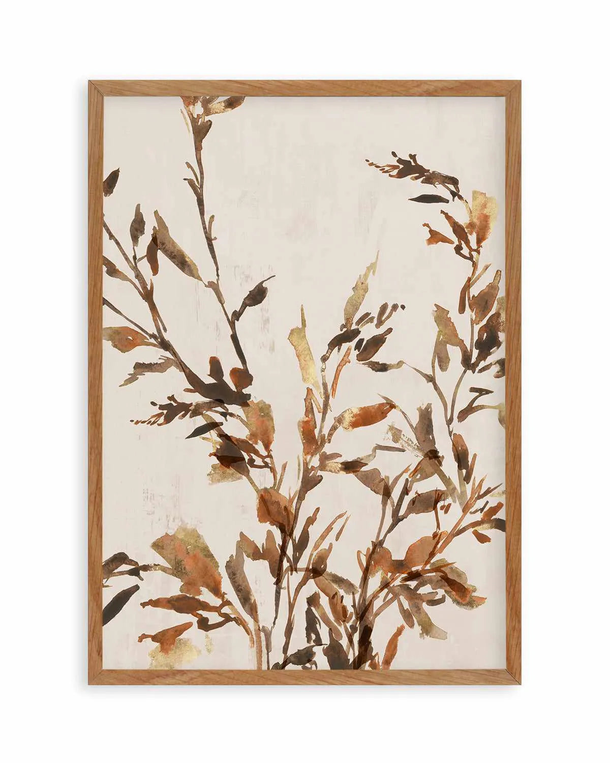 Golden Frond I Art Print from Olive et Oriel where you can shop wallpaper and artworks online