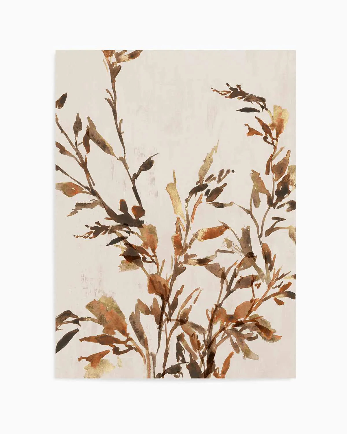 Golden Frond I Art Print from Olive et Oriel where you can shop wallpaper and artworks online