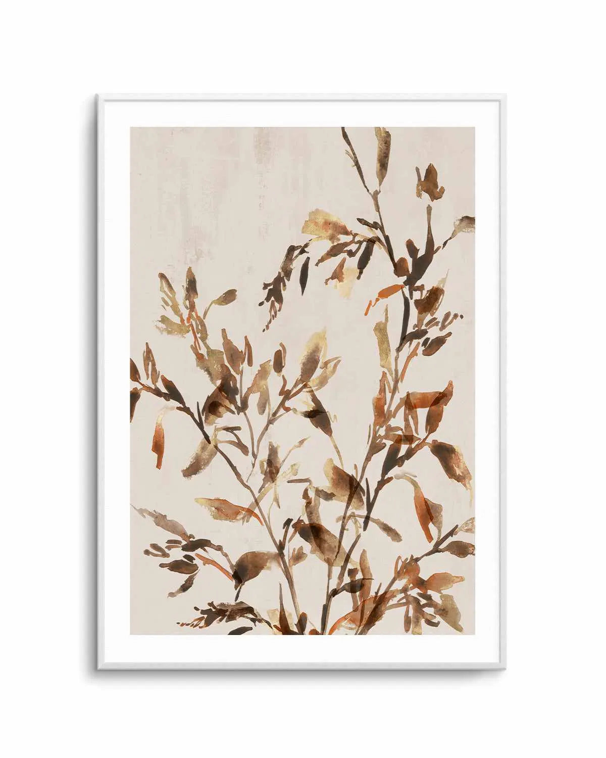 Golden Frond II Art Print from Olive et Oriel where you can shop wallpaper and artworks online