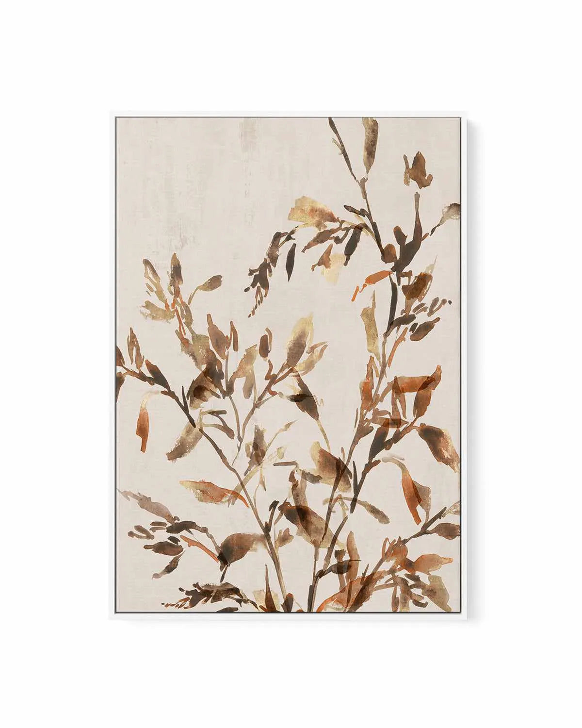 Golden Frond II | Framed Canvas Art Print from Olive et Oriel where you can shop wallpaper and artworks online