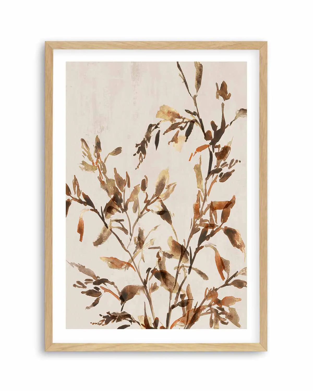 Golden Frond II Art Print from Olive et Oriel where you can shop wallpaper and artworks online