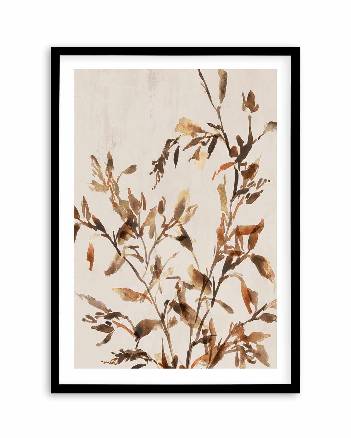 Golden Frond II Art Print