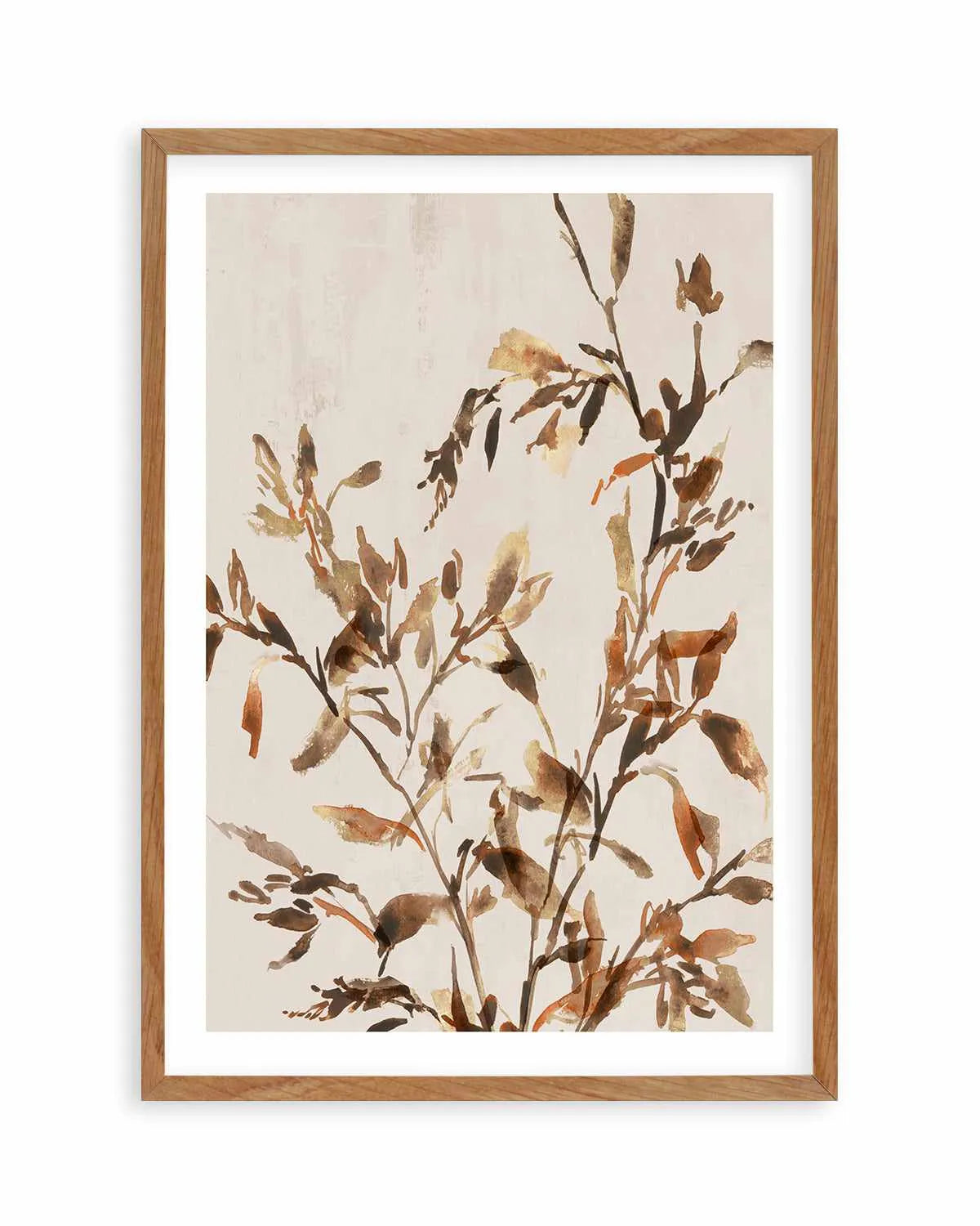 Golden Frond II Art Print from Olive et Oriel where you can shop wallpaper and artworks online