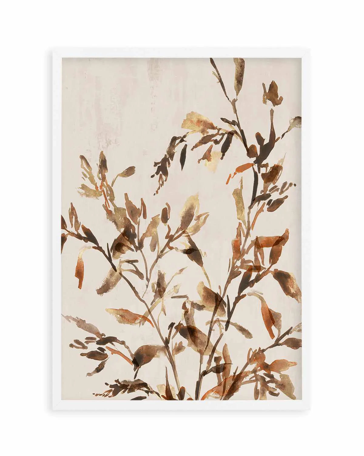 Golden Frond II Art Print from Olive et Oriel where you can shop wallpaper and artworks online
