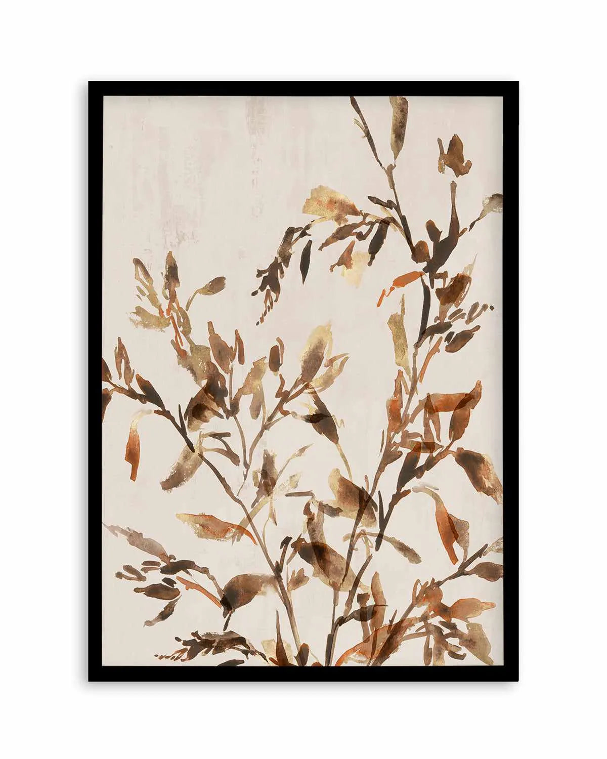 Golden Frond II Art Print from Olive et Oriel where you can shop wallpaper and artworks online