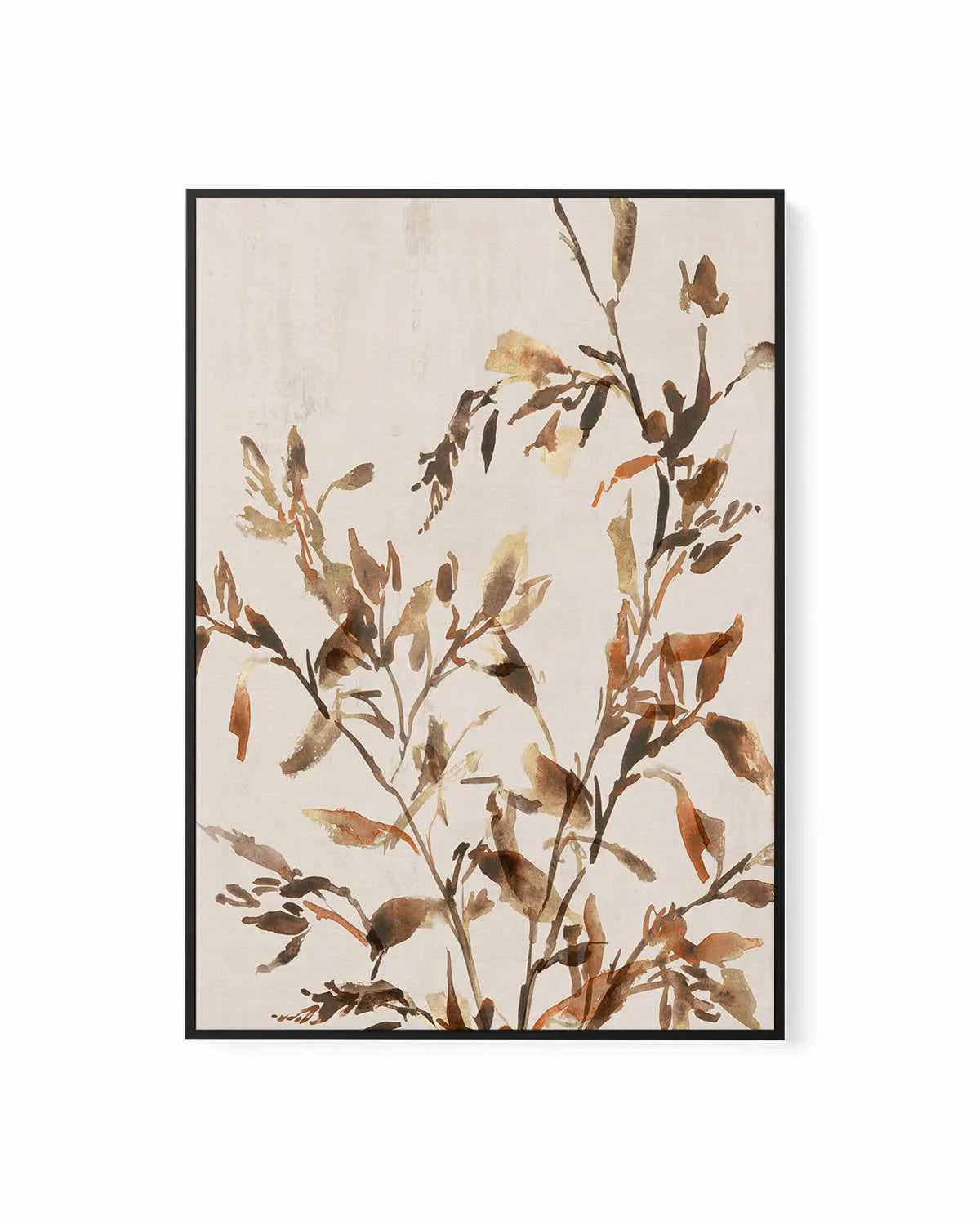 Golden Frond II | Framed Canvas Art Print from Olive et Oriel where you can shop wallpaper and artworks online