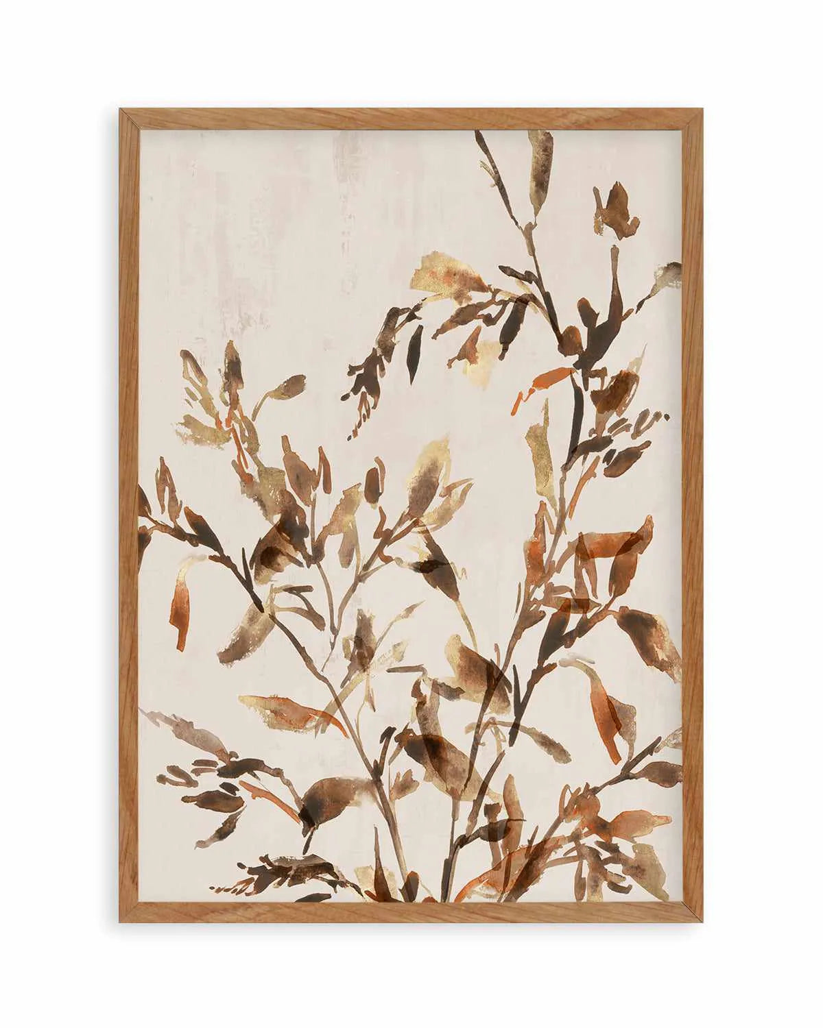 Golden Frond II Art Print from Olive et Oriel where you can shop wallpaper and artworks online
