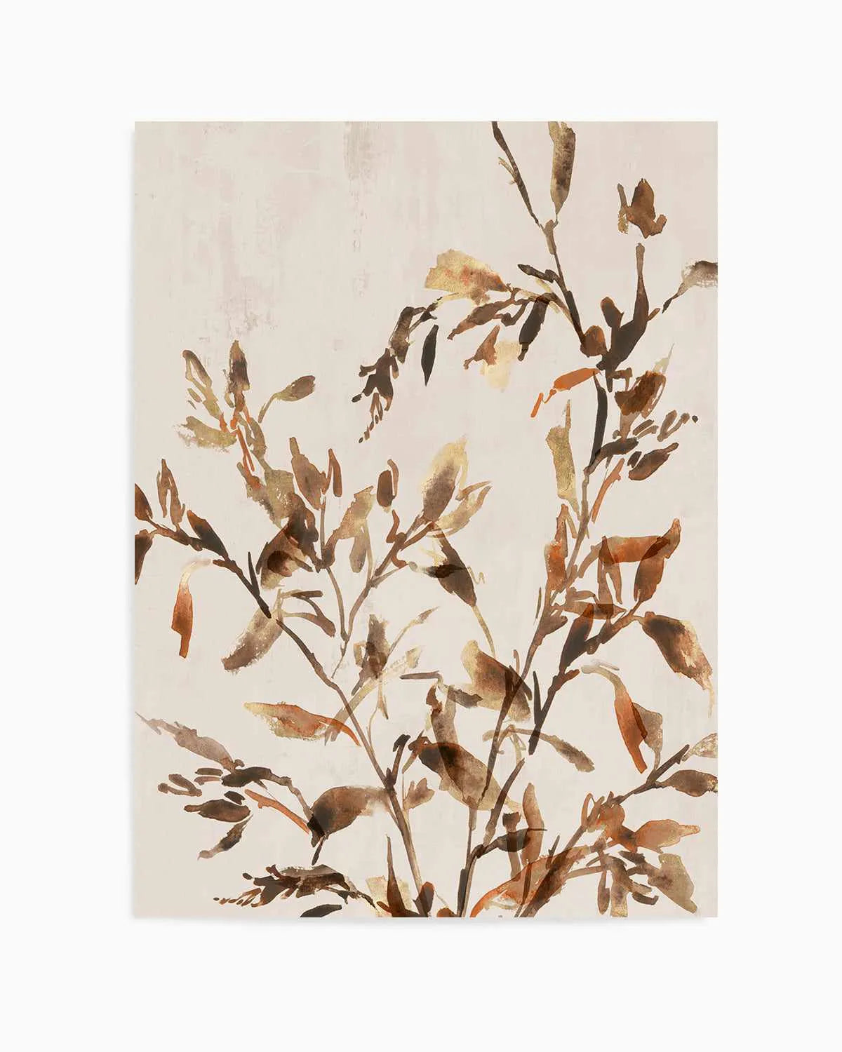 Golden Frond II Art Print from Olive et Oriel where you can shop wallpaper and artworks online