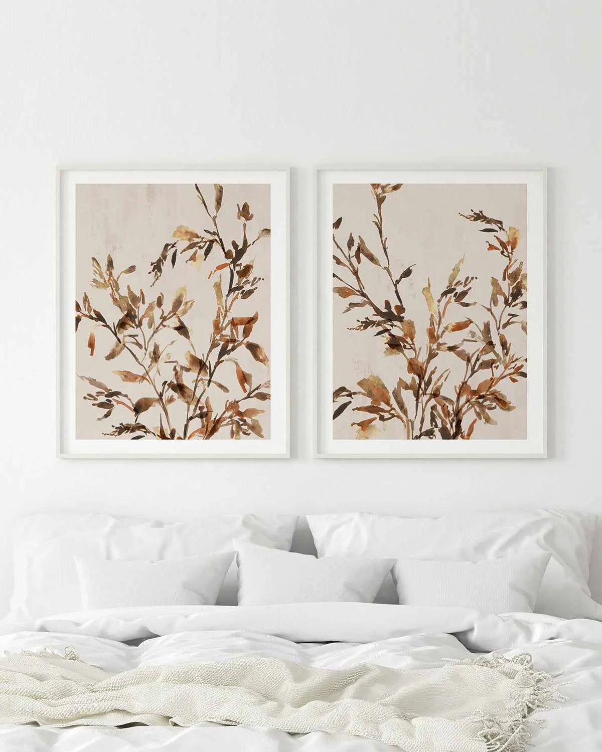 Golden Frond II Art Print from Olive et Oriel where you can shop wallpaper and artworks online
