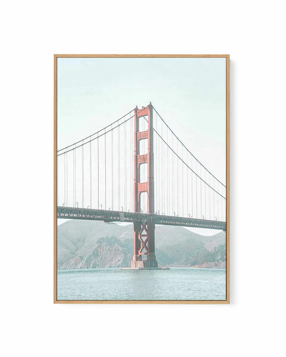 Golden Gate Bridge by Finn Skagn | Framed Canvas Art Print from Olive et Oriel where you can shop wallpaper and artworks online