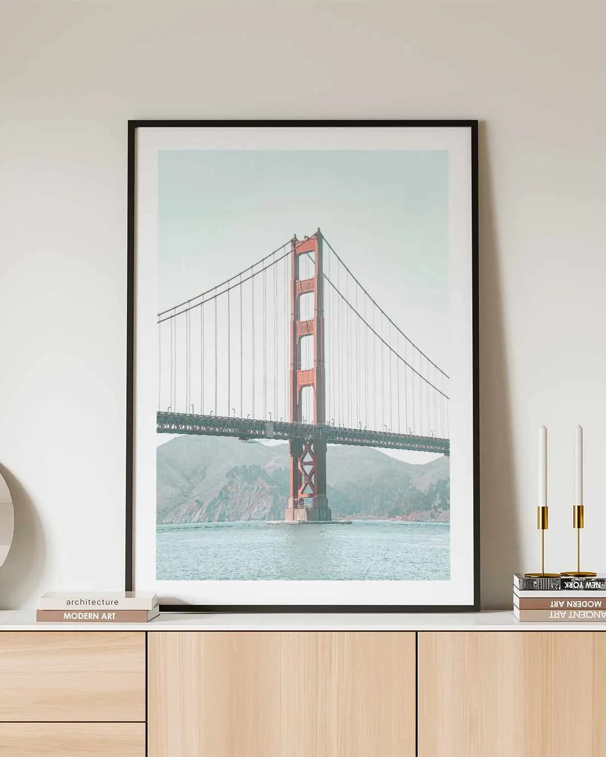 Golden Gate Bridge by Finn Skagn Art Print from Olive et Oriel where you can shop wallpaper and artworks online