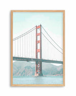 Golden Gate Bridge by Finn Skagn Art Print