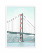 Golden Gate Bridge by Finn Skagn Art Print