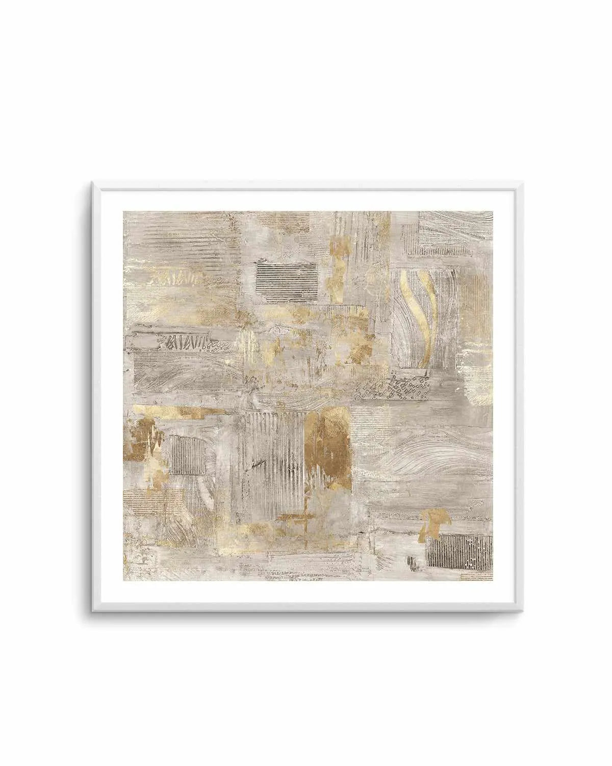 Golden Grid I Art Print from Olive et Oriel where you can shop wallpaper and artworks online