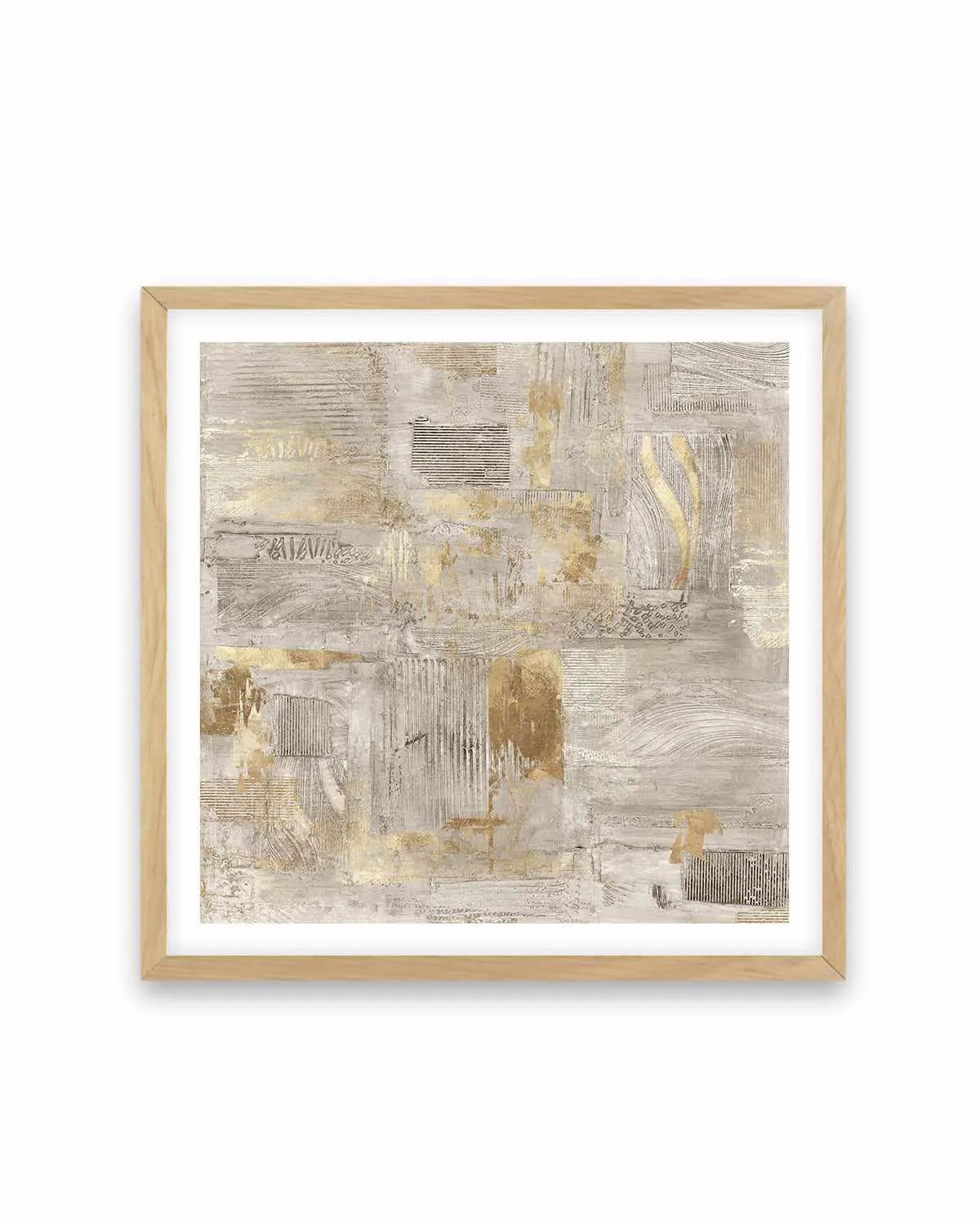 Golden Grid I Art Print from Olive et Oriel where you can shop wallpaper and artworks online