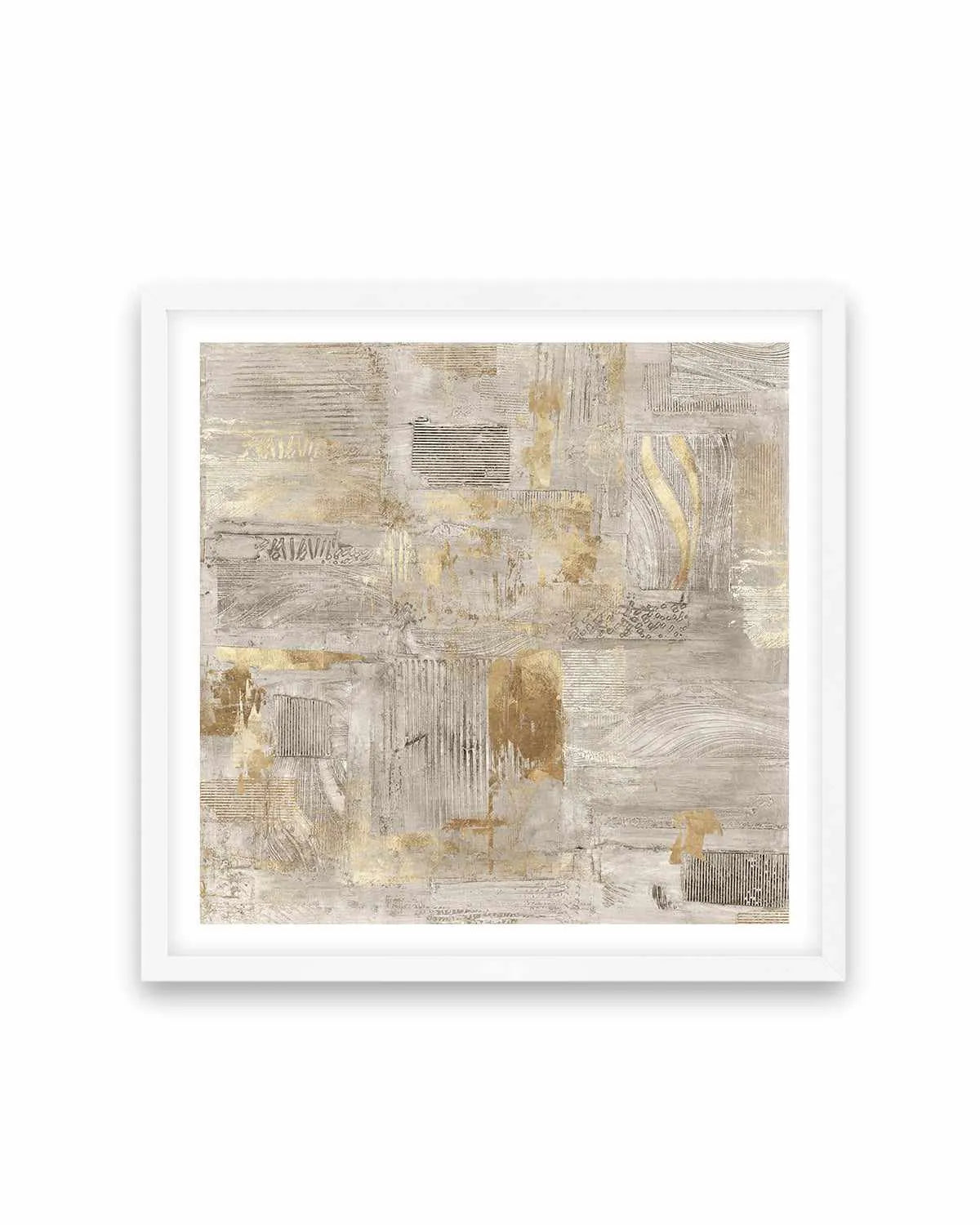Golden Grid I Art Print from Olive et Oriel where you can shop wallpaper and artworks online