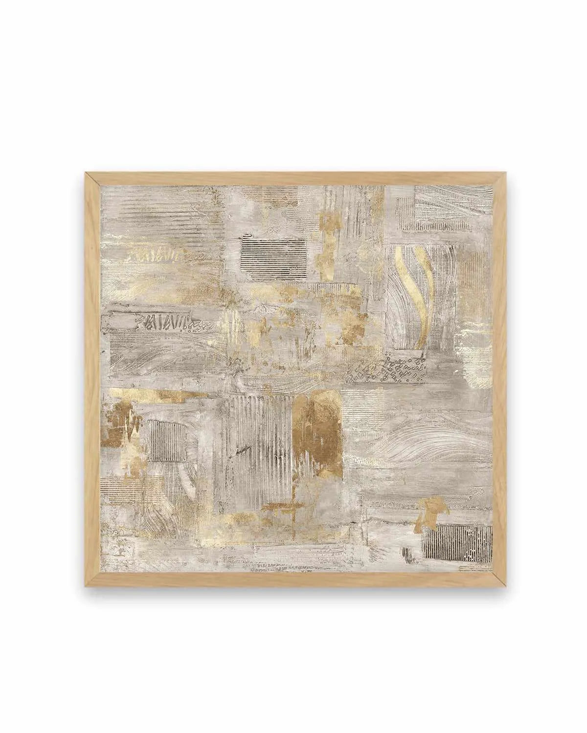 Golden Grid I Art Print from Olive et Oriel where you can shop wallpaper and artworks online