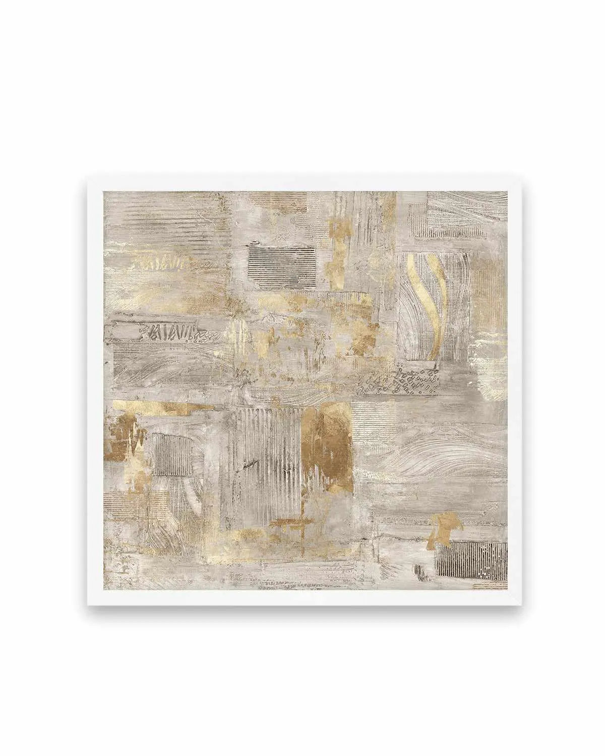 Golden Grid I Art Print from Olive et Oriel where you can shop wallpaper and artworks online