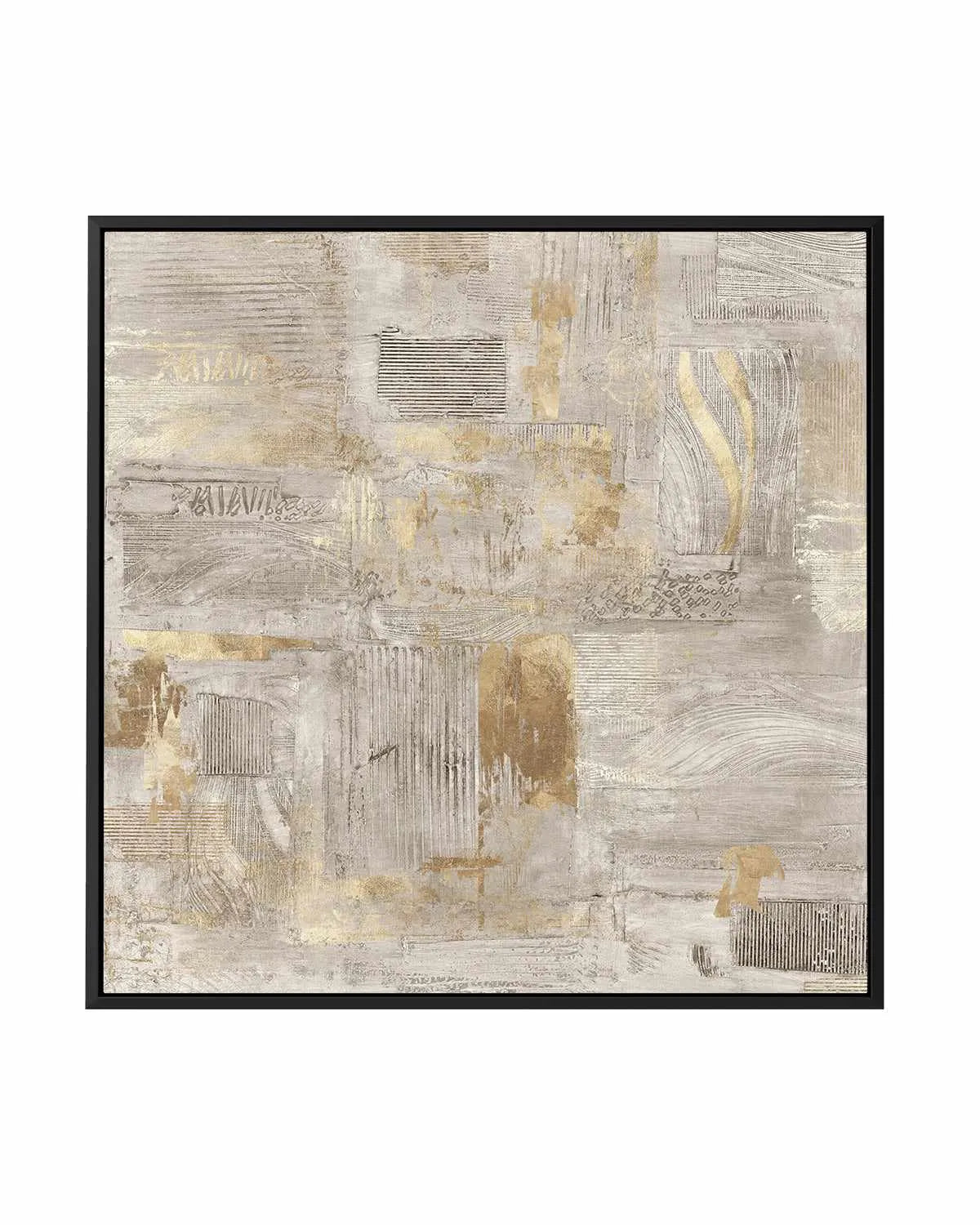 Golden Grid I | Framed Canvas Art Print from Olive et Oriel where you can shop wallpaper and artworks online