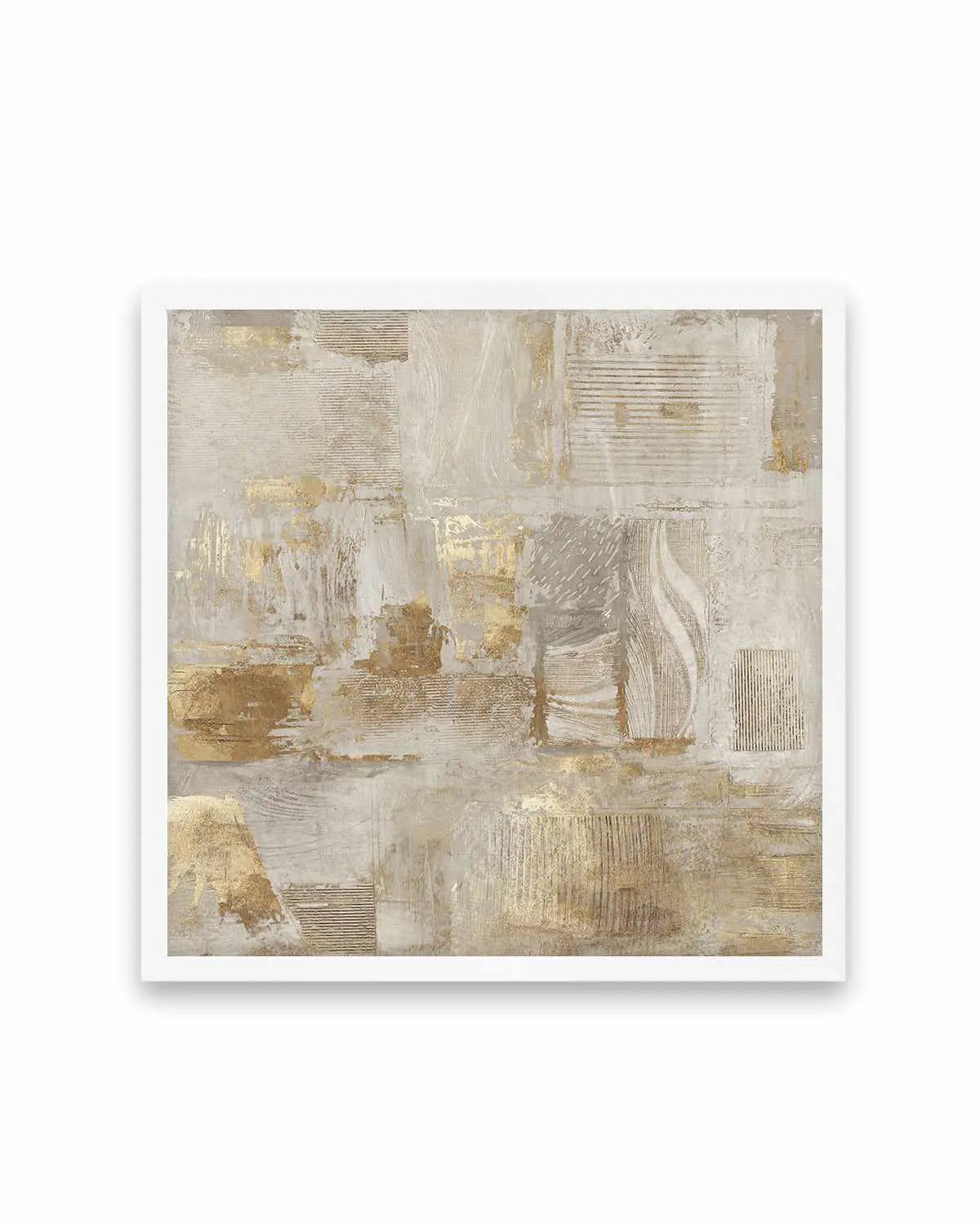 Golden Grid II Art Print from Olive et Oriel where you can shop wallpaper and artworks online
