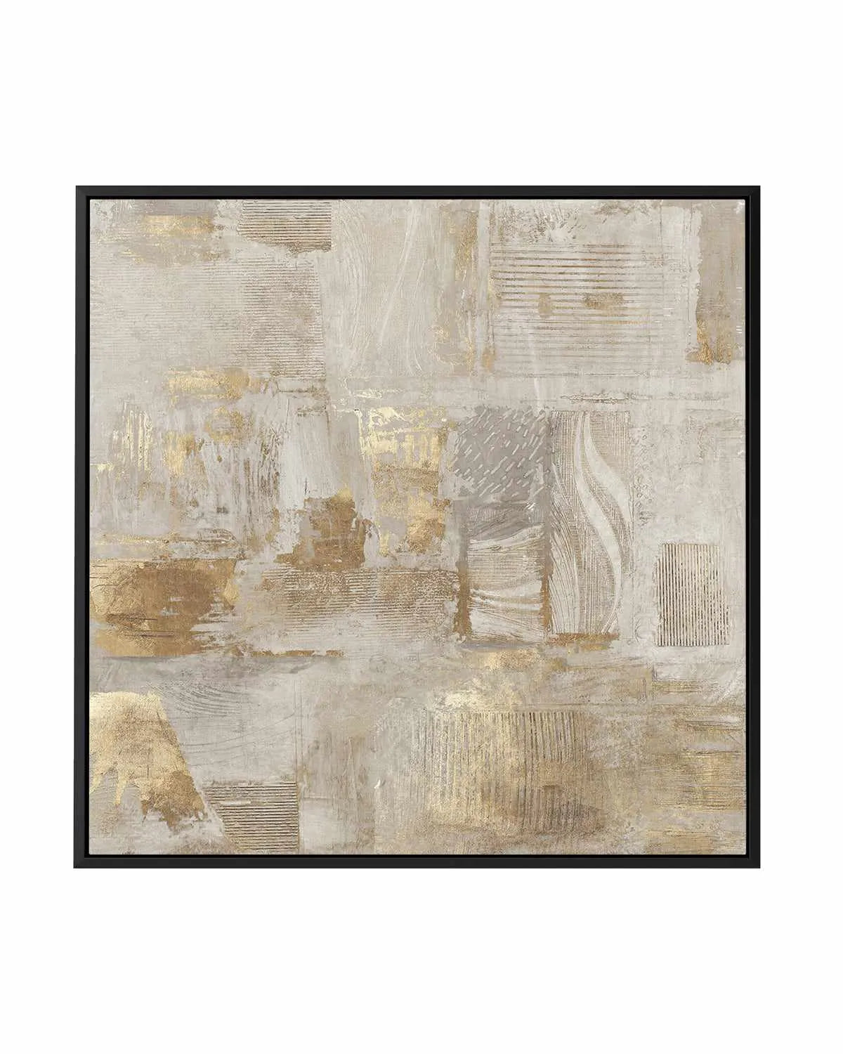 Golden Grid II | Framed Canvas Art Print from Olive et Oriel where you can shop wallpaper and artworks online