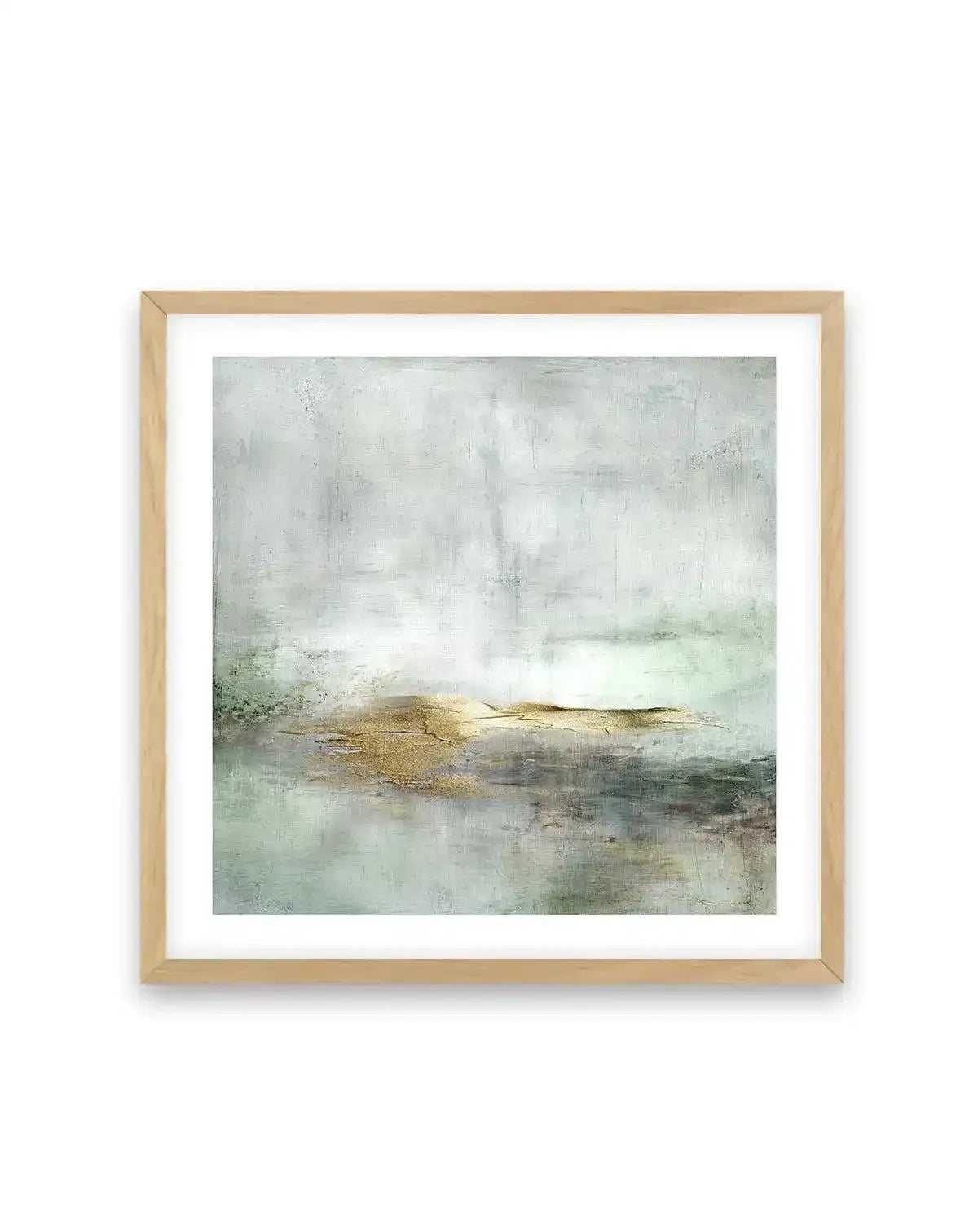 Golden Horizon by Dan Hobday SQ Art Print-PRINT-Olive et Oriel-Dan Hobday-70x70 cm | 27.5" x 27.5"-Oak-With White Border-Buy-Australian-Art-Prints-Online-with-Olive-et-Oriel-Your-Artwork-Specialists-Austrailia-Decorate-With-Coastal-Photo-Wall-Art-Prints-From-Our-Beach-House-Artwork-Collection-Fine-Poster-and-Framed-Artwork