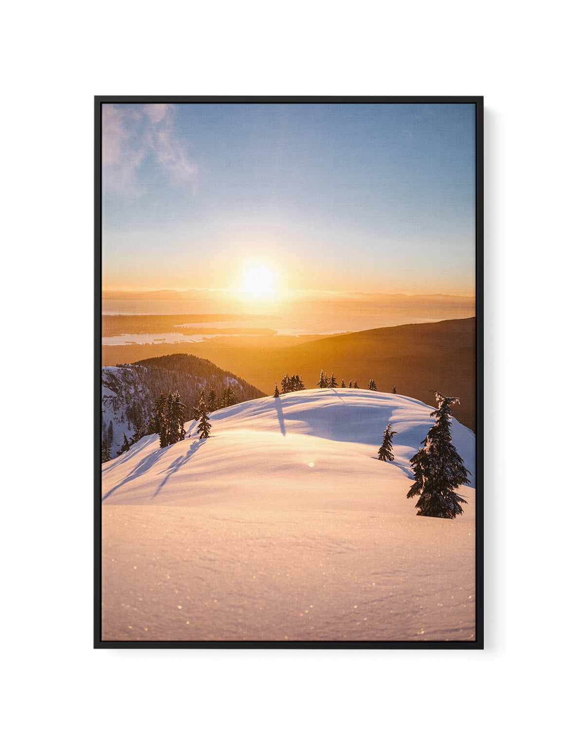 Golden Hour by Kalen X | Framed Canvas Art Print