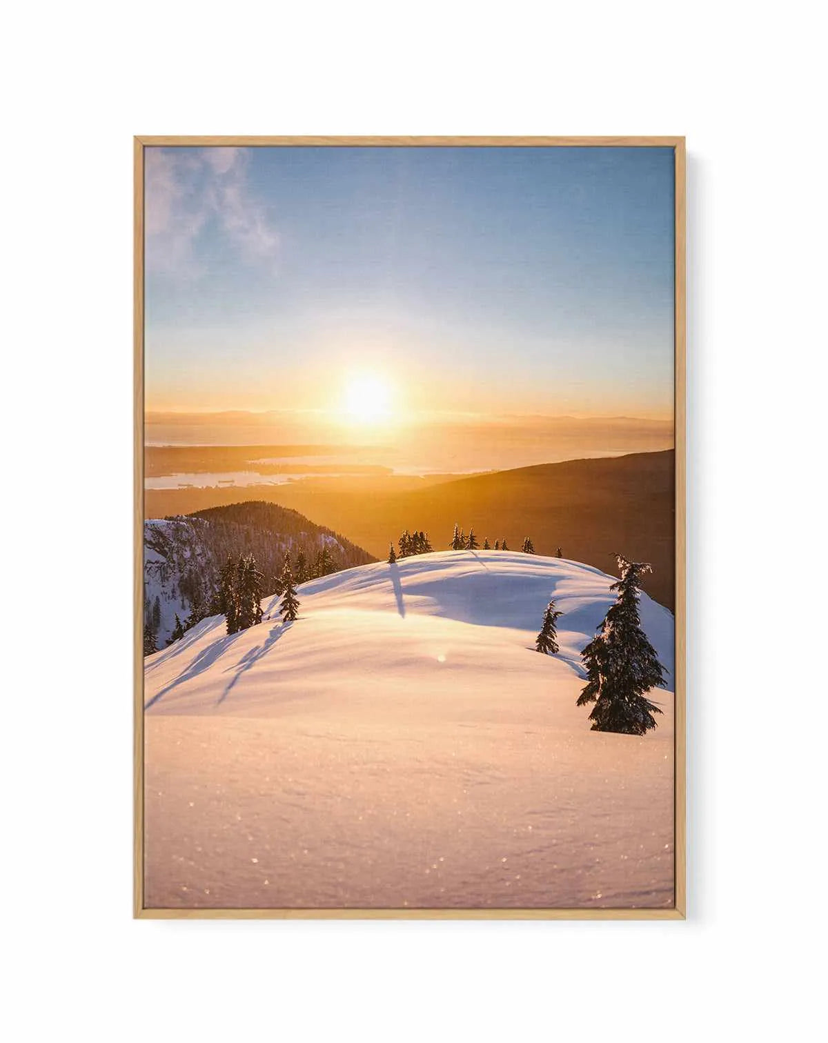 Golden Hour by Kalen X | Framed Canvas Art Print from Olive et Oriel where you can shop wallpaper and artworks online