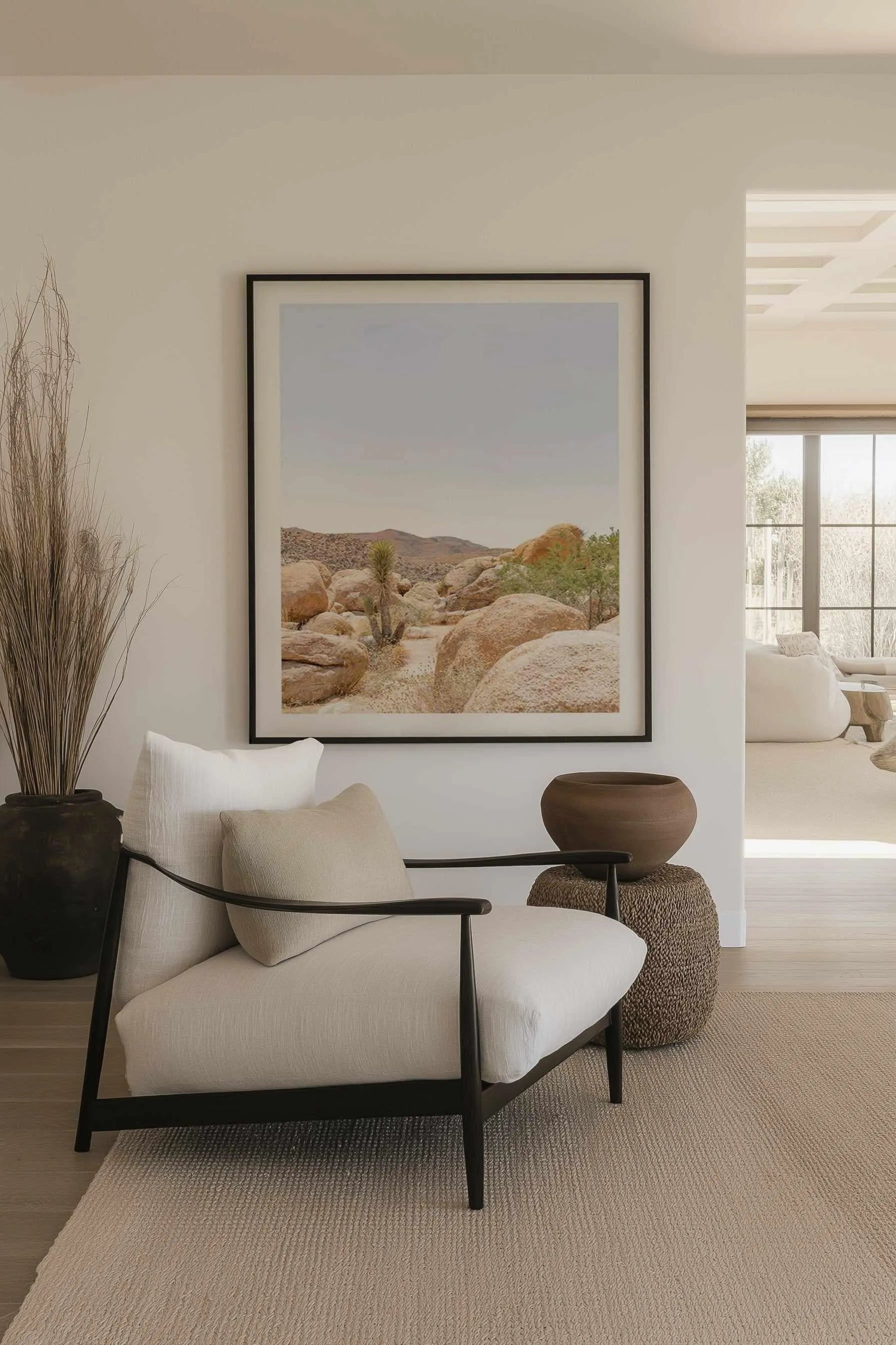 Golden Joshua Tree Art Print from Olive et Oriel where you can shop wallpaper and artworks online