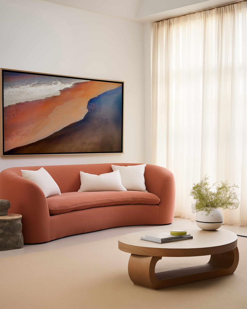 Golden Lake by Phillip Chang | Panoramic Canvas Art Print from Olive et Oriel where you can shop wallpaper and artworks online