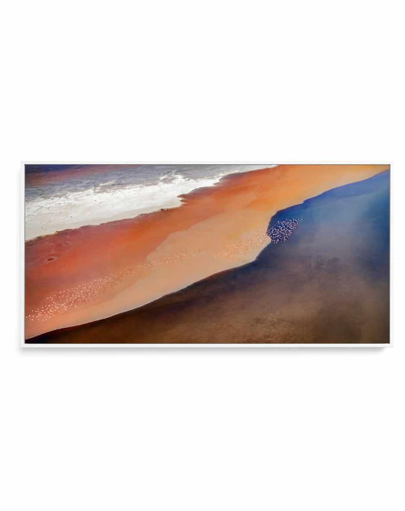 Golden Lake by Phillip Chang | Panoramic Canvas Art Print from Olive et Oriel where you can shop wallpaper and artworks online