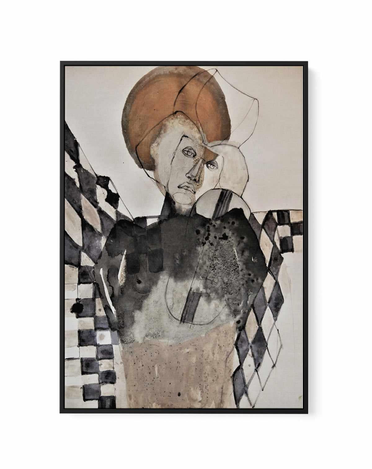 Golden Moon by Doris Schmitz | Framed Canvas Art Print from Olive et Oriel where you can shop wallpaper and artworks online